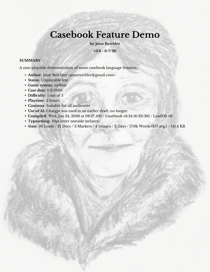 game CaseBookFeatureDemo thumbnail