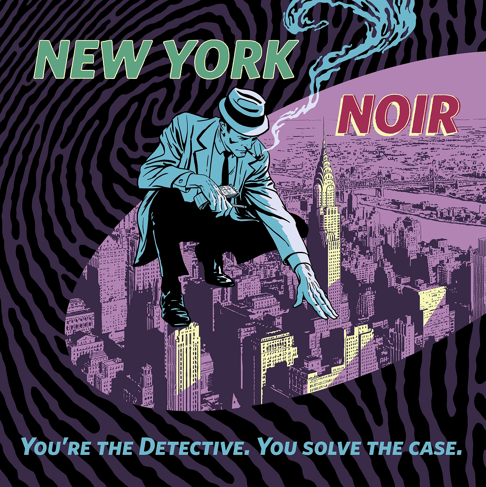 New York Noir box lid art